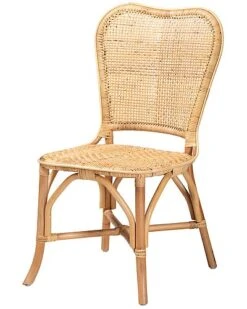 Baxton Studio Irene Modern Rattan Dining Chair Home