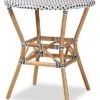 Baxton Studio Tavor Classic French Weaving And Rattan Dining Table Home