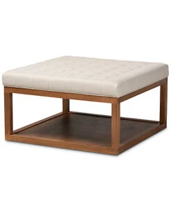 Baxton Studio Alvere Cocktail Ottoman Home
