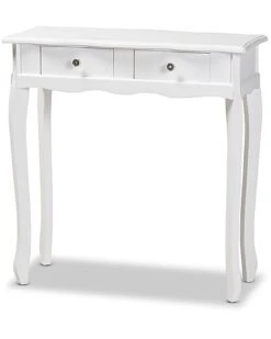 Baxton Studio Peterson 2-Drawer Console Table Home