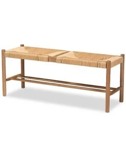 Baxton Studio Ra Hemp Dining Bench Home