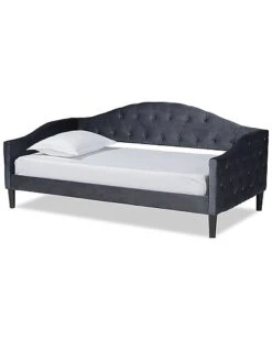 Baxton Studio Enjamin Modern Contemporary Velvet Daybed Home