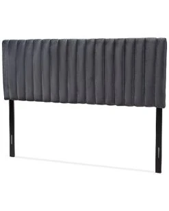 Baxton Studio Emile Modern Contemporary Velvet Headboard Home