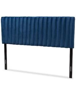 Baxton Studio Emile Modern Contemporary Velvet Headboard Home