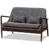 Baxton Studio Carter 2-Seat Loveseat Home