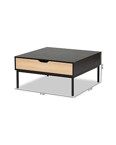 Baxton Studio Haben Wood Coffee Table Home - Image 3