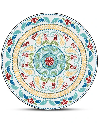 Baxton Studio Gaenor Black Metal Ceramic Tile Plant Stand Home - Image 3