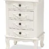 Baxton Studio Callen Wood 4-Drawer Nightstand Home