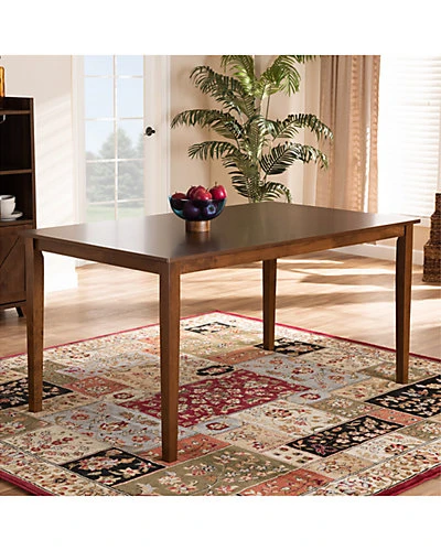 Baxton Studio Eveline Rectangular Dining Table Home - Image 4