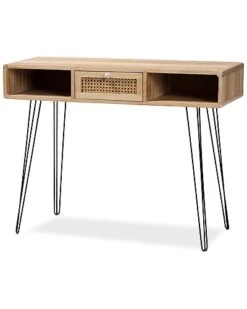 Baxton Studio Harrell 1-Drawer Console Table Home