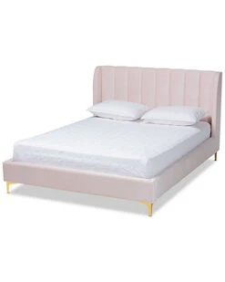 Baxton Studio Verio Queen Size Platform Bed Home