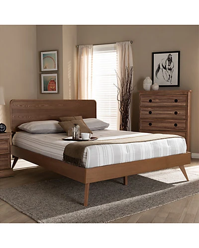 Baxton Studio Demeter Queen Size Platform Bed Home - Image 4