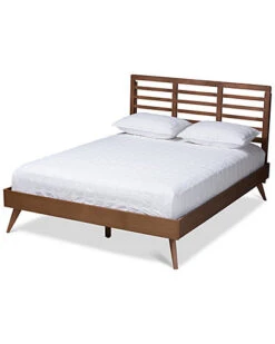 Baxton Studio Calisto King Size Platform Bed Home