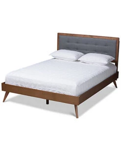 Baxton Studio Ines King Size Platform Bed Home