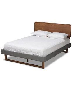 Baxton Studio Ayla King Size Platform Bed Home