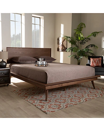 Baxton Studio Karine Full Size Platform Bed Home - Image 3