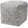 Baxton Studio Juvita Pouf Ottoman Home
