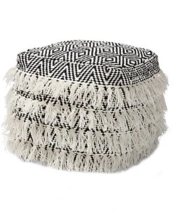 Baxton Studio Alain Pouf Ottoman Home