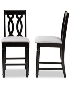 Baxton Studio Darcie 2pc Counter Stool Set Home