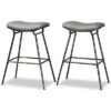 Baxton Studio Jette 2pc Bar Stool (Set Of 2) Home