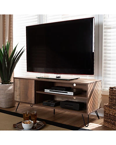 Baxton Studio Iver 1-Door TV Stand Home - Image 3