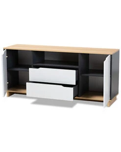 Baxton Studio Reed 2-Door Dining Room Sideboard Home