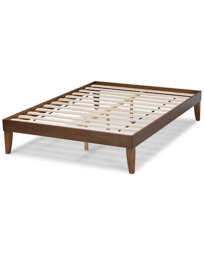 Baxton Studio Lucina Queen Size Platform Bed Frame Home - Image 4