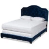 Baxton Studio Mantha Queen Size Bed Home