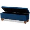 Baxton Studio Hannah Button-Storage Ottoman Bench Home