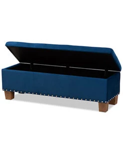 Baxton Studio Hannah Button-Storage Ottoman Bench Home