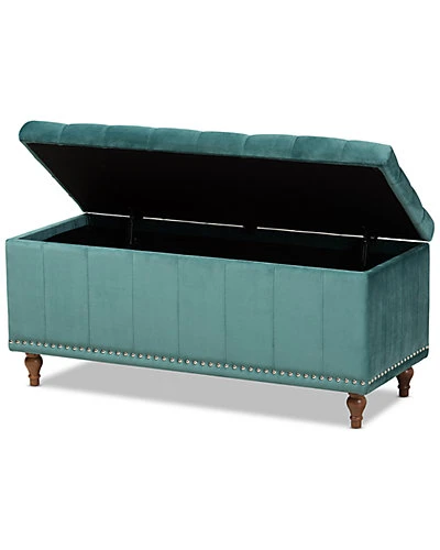 Baxton Studio Kaylee Button-Storage Ottoman Bench Home