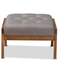 Baxton Studio Naeva Footstool Home