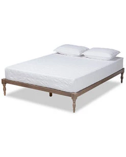 Baxton Studio Iseline Full Size Platform Bed Frame Home