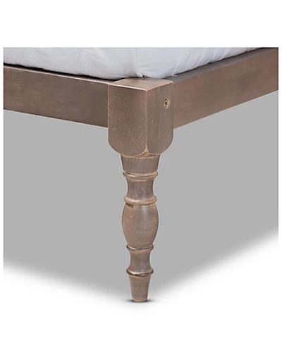 Baxton Studio Iseline Full Size Platform Bed Frame Home - Image 4