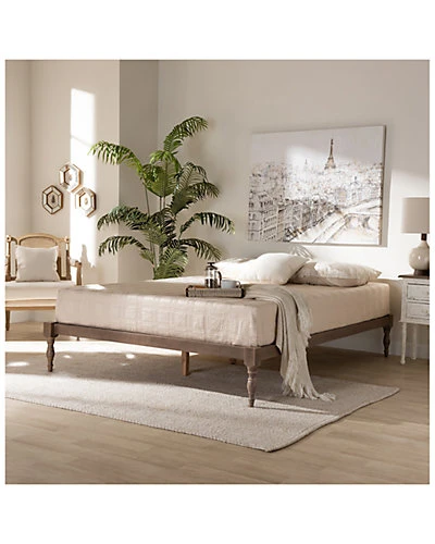 Baxton Studio Iseline Full Size Platform Bed Frame Home - Image 5