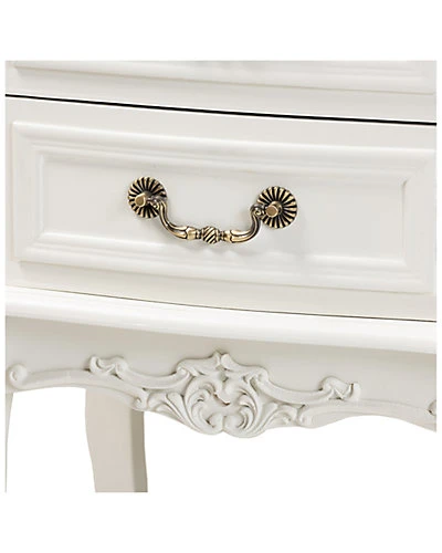 Baxton Studio Amalie Two-Tone 2-Drawer Nightstand Home - Image 3