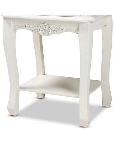 Baxton Studio Amalie Two-Tone 2-Drawer Nightstand Home - Image 4