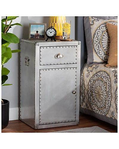 Baxton Studio Erge 1-Door Accent Storage Cabinet Home - Image 6