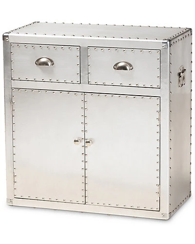 Baxton Studio Erge 2-Door Accent Storage Cabinet Home