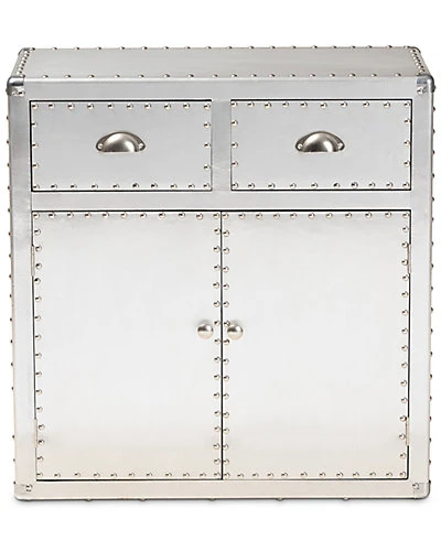 Baxton Studio Erge 2-Door Accent Storage Cabinet Home - Image 2