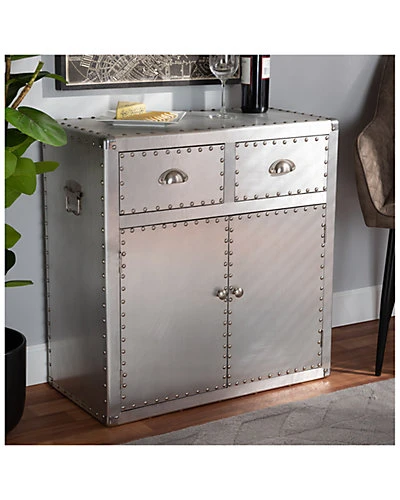 Baxton Studio Erge 2-Door Accent Storage Cabinet Home - Image 5