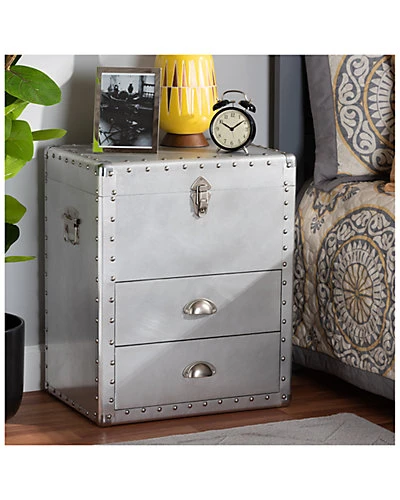 Baxton Studio Erge 2-Drawer Accent Storage Chest Home - Image 6