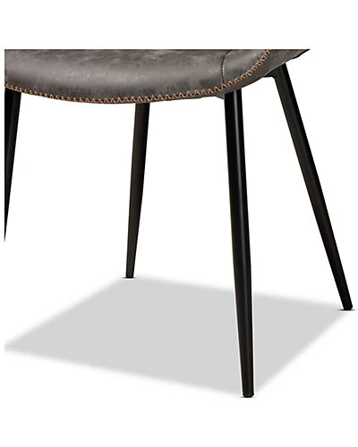 Baxton Studio Loire 2pc Dining Chair Set Home - Image 3