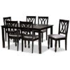 Baxton Studio Reneau 7pc Dining Set Home