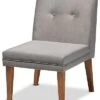 Baxton Studio Ewart Velvet Upholstered Dining Chair Home