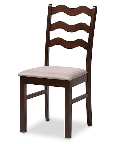 Baxton Studio Amara Mid-Century Modern 6Pc Dining Set Home - Image 4