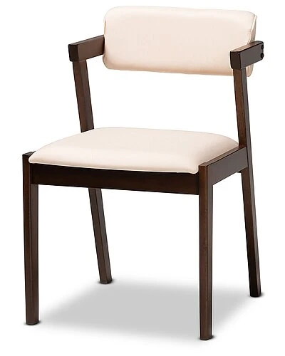 Baxton Studio Althea Mid-Century Modern Transitional 7Pc Dining Set Home - Image 4