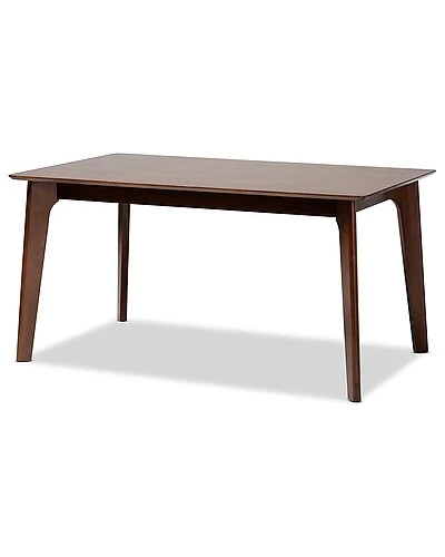 Baxton Studio Althea Mid-Century Modern Transitional 7Pc Dining Set Home - Image 5