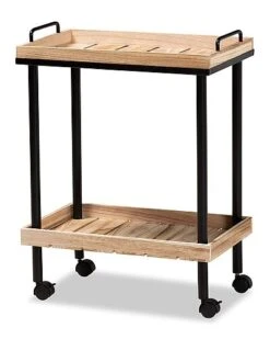 Baxton Studio Olinda Modern Contemporary Kitchen Cart Home