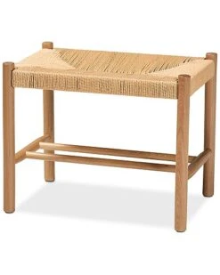 Baxton Studio Ra Hemp Accent Bench Home